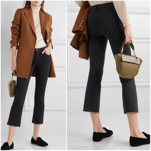 J Brand Selena Crop Boot Cut Black Bastille Jeans 28